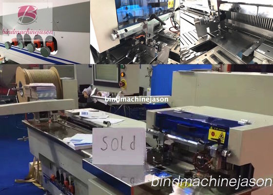 중국 Twin ring inserting machine inline hole punching PBW580 for calendar and book 협력 업체