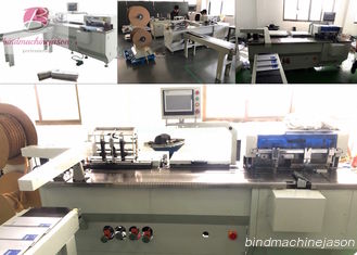 중국 Twin loop wire inserting machine with punching function PBW580 for calendar 협력 업체