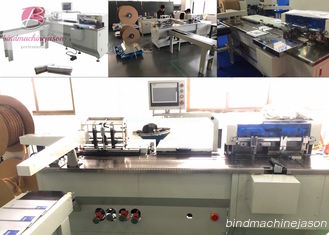 중국 Double ring wire inserting machine PBW580 include hole punching function 협력 업체