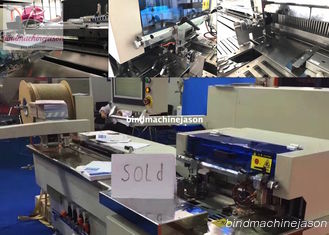 중국 Double ring inserting machine inline hole punching PBW580 for calendar and book 협력 업체