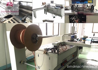 중국 wire o bind and punch inline machine PWB580 for Notebook and calendar 협력 업체