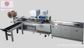 중국 Automatic wire binding machine PBW580S with hole punching and auto feed conveyor 협력 업체