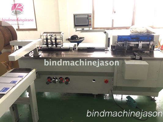 Twin loop wire inserting machine with punching function PBW580 for calendar 협력 업체