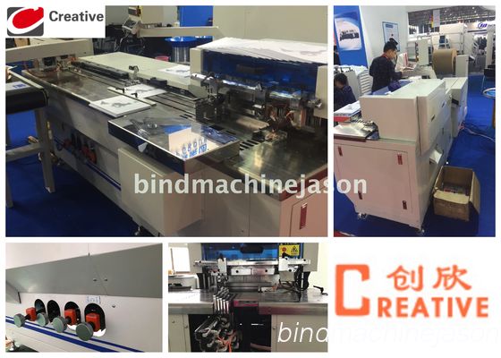 Professional double wire binding machine and punching PBW580 for print house 협력 업체