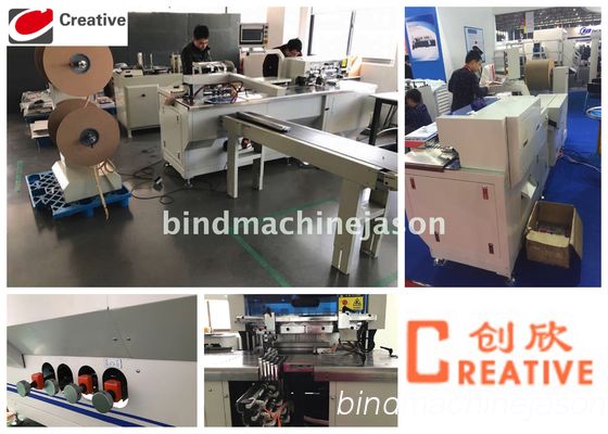 Professional double wire binding machine and punching PBW580 for print house 협력 업체