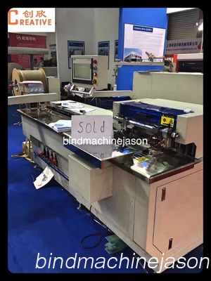 Professional double wire binding machine and punching PBW580 for print house 협력 업체