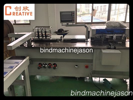 Automatic wire closing machine with hole punching function PBW580 for calendar 협력 업체