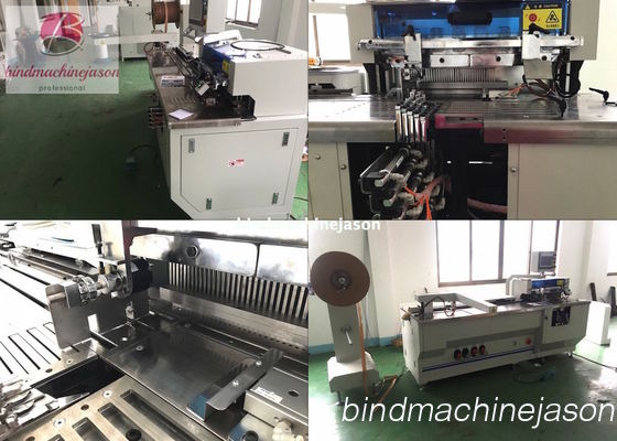 Spooling wire inserting machine with hole punching PBW580 for notebook 협력 업체