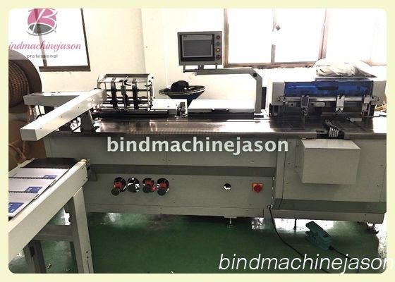 Spooling wire inserting machine with hole punching PBW580 for notebook 협력 업체