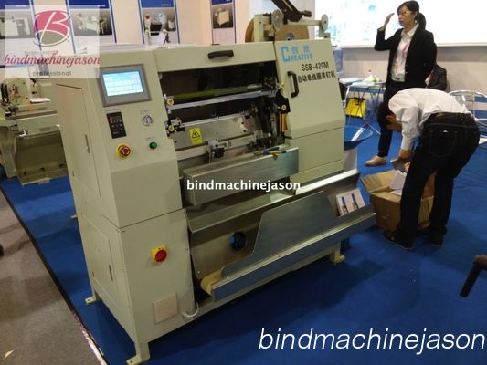 Spiral wire inserting machine SSB420 with spiral lock  for notebooks 협력 업체
