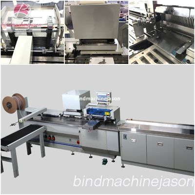 Automatic wire binding machine PBW580S with hole punching and auto feed conveyor 협력 업체