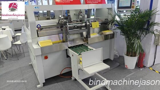 Plastic coil forming and binding machine PS420 used for notebook with differ thickness 협력 업체