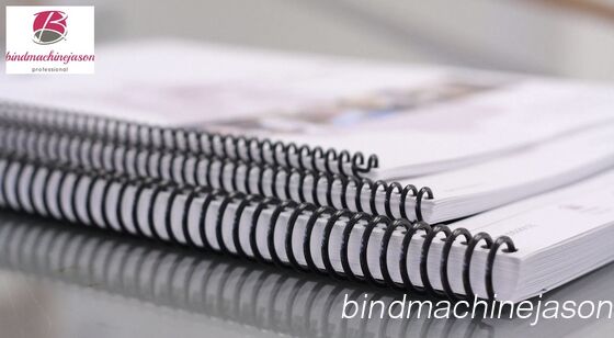 Plastic coil forming and binding machine PS420 used for notebook with differ thickness 협력 업체