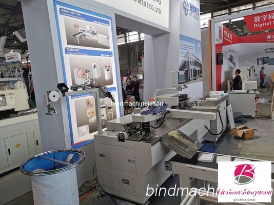 Automatic spiral binding machine PBS420 with hole punching and coil lock function 협력 업체